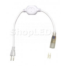 Сетевой шнур для подключения круглого гибкого неона 220V D14мм