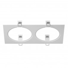 217826 Рамка INTERO 111 Double QUADRO БЕЛЫЙ